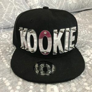 Jungkook KOOKIE Acrylic Mirror Letter Snapback Hat